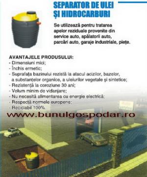 SEPARATOR DE ULEI SI HIDROCARBURI ECODE0 7