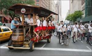Bicicleta cu bere