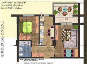 Apartament 2 camere,      Titan - Theodor Pallady,      decomandat,      60 mp