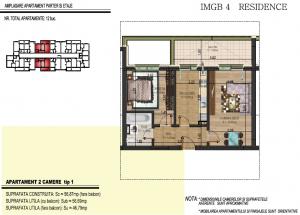 Apartament 2 camere,      Berceni IMGB 4,      decomandat
