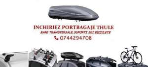 portbagaj thule , bare transversale, suport bicicleta