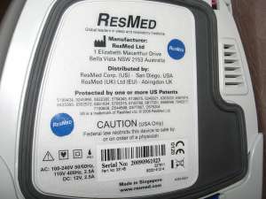Aparat profesional pentru respiratie - apnee resmed S8
