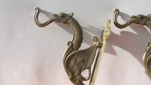 Set 2 agatatori bronz masiv