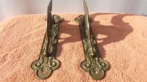 Set 2 agatatori bronz masiv