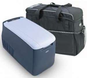 Frigider auto cu compresor sau cooler alimentare 12/24/230V