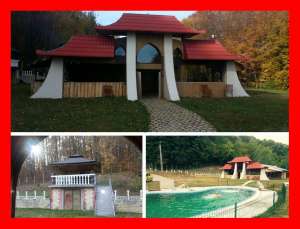 Vand Domeniul Ursoaia de 16500 mp,  2x case,  2x piscine,  padure