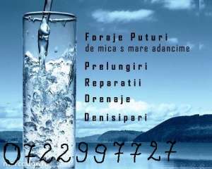 FORAJE  P[TURI APA  ECO PE TUB PVC   [RETURI MICI GARANTAT FARA CONCURENTA
