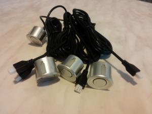 Senzori de parcare display led lcd + avertizare sonora masina auto transport inclus