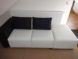 Canapea modulara piele naturala pentru casa sau bar