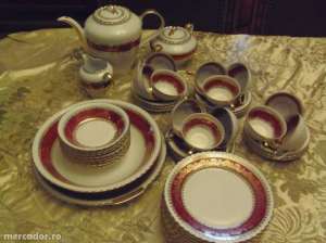 serviciu cafea si desert portelan de lux