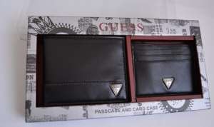 Portofel Piele Barbati Guess Autentic+port cadouri USA