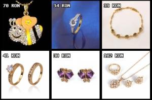 Bijuterii placate cu aur 18k