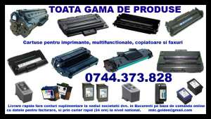 Cartuse pentru imprimante,  multifunctionale si copiatoare 0744373828 HP,  Samsung,  Xerox,   Canon,