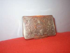 Tabachera argint vintage