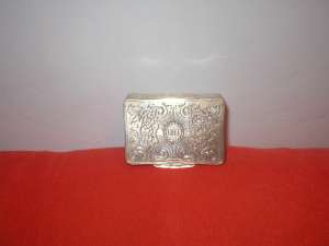 Tabachera argint vintage