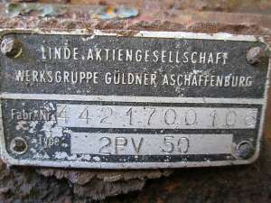 Pompa hidraulica Linde 2PV50