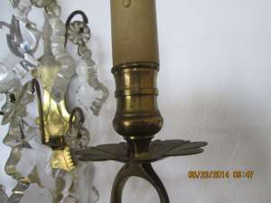 pereche de aplice bronz