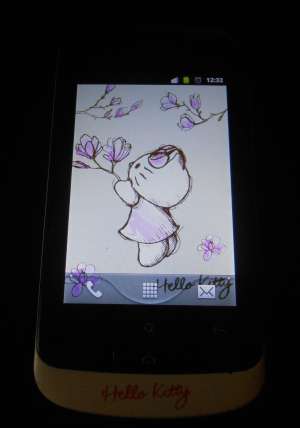 vand alcatel one touch 918 hello kitty original