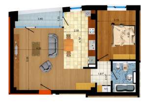 Apartament Nou-2 camere Alphaville-Racadau
