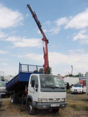 NISSAN Cabstar Basculanta cu Macara  / tel: 0726-199100 /