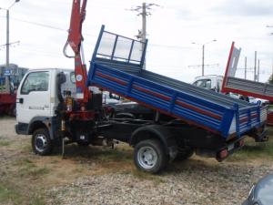 NISSAN Cabstar Basculanta cu Macara  / tel: 0726-199100 /